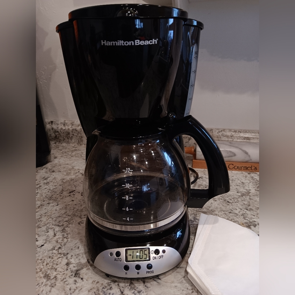 Hamilton Beach Black 12 Cup Coffee Maker
